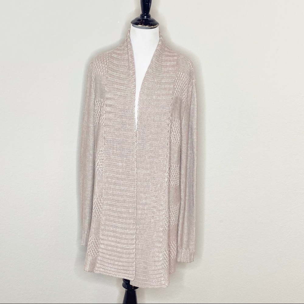 Honey Punch Rivington textured open cardigan- S - Picture 5 of 10